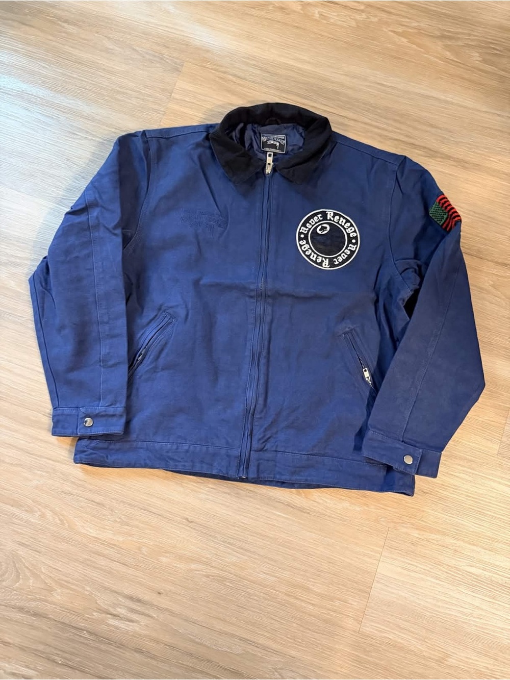 Stussy x Denim Tears Never Renege Canvas Work Jacket